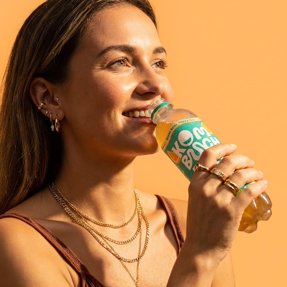 Orange Raw Kombucha